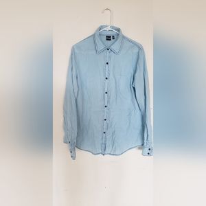 Cruel pearl snap shirt XL